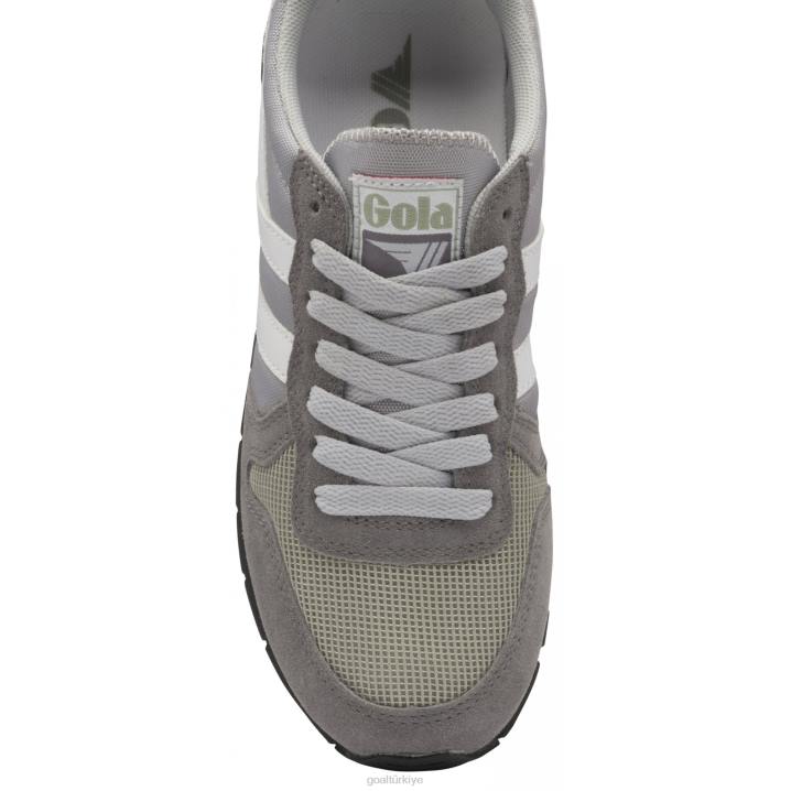 ayakkabı Z2PF362 kadınlar Gola klasik daytona spor ayakkabı açık gri/kül/beyaz