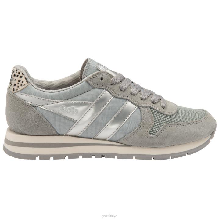 ayakkabı Z2PF374 kadınlar Gola klasik daytona jungle spor ayakkabı açık gri/çita