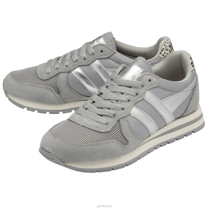 ayakkabı Z2PF374 kadınlar Gola klasik daytona jungle spor ayakkabı açık gri/çita