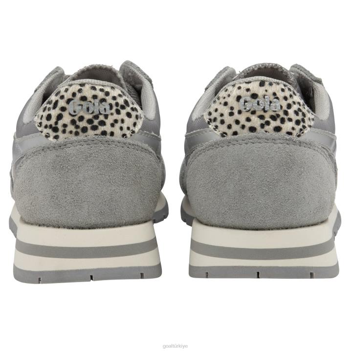 ayakkabı Z2PF374 kadınlar Gola klasik daytona jungle spor ayakkabı açık gri/çita