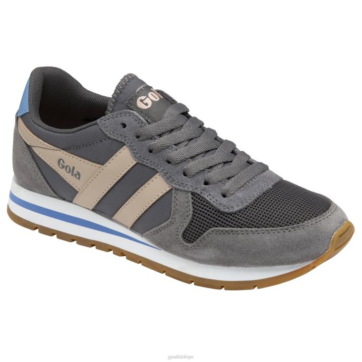 ayakkabı Z2PF375 kadınlar Gola klasik daytona spor ayakkabı gölge/çiçek/manzara mavisi