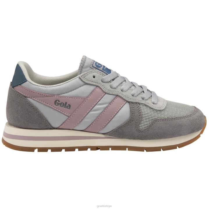 ayakkabı Z2PF412 kadınlar Gola klasik daytona spor ayakkabı açık gri/kül/pastel pembe