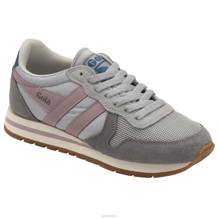 ayakkabı Z2PF412 kadınlar Gola klasik daytona spor ayakkabı açık gri/kül/pastel pembe