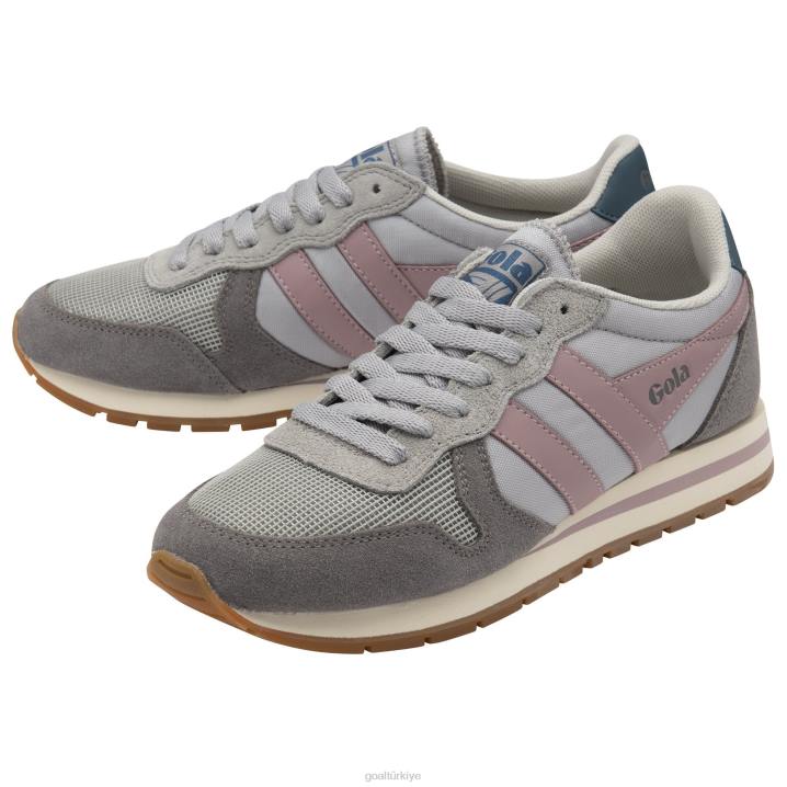 ayakkabı Z2PF412 kadınlar Gola klasik daytona spor ayakkabı açık gri/kül/pastel pembe
