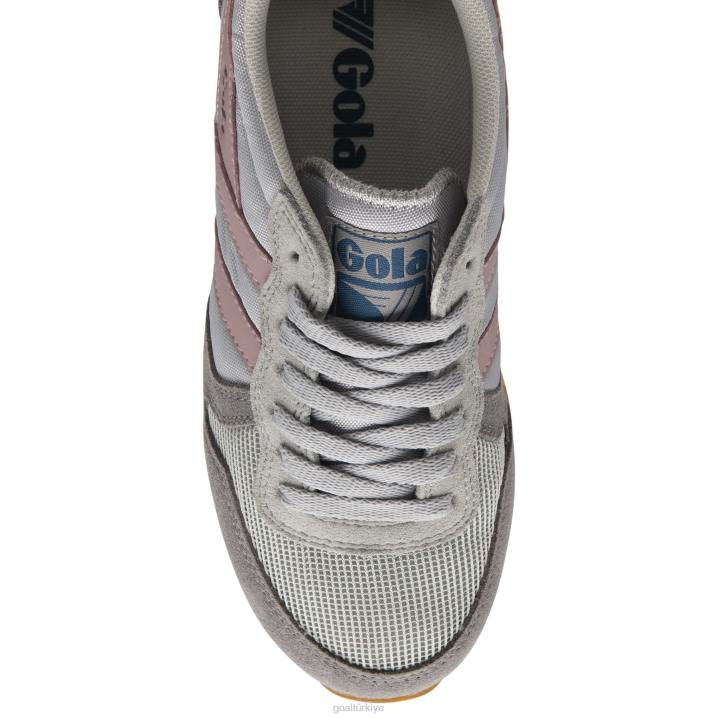 ayakkabı Z2PF412 kadınlar Gola klasik daytona spor ayakkabı açık gri/kül/pastel pembe