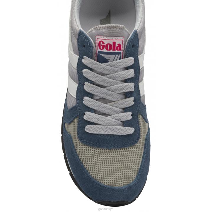ayakkabı Z2PF416 kadınlar Gola klasik daytona spor ayakkabı açık gri/baltık/beyaz