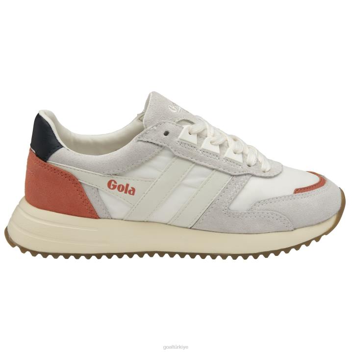 ayakkabı Z2PF422 kadınlar Gola klasik chicago spor ayakkabı kırık beyaz/lacivert
