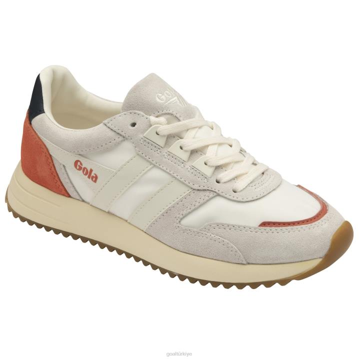 ayakkabı Z2PF422 kadınlar Gola klasik chicago spor ayakkabı kırık beyaz/lacivert