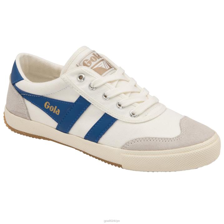 ayakkabı Z2PF426 kadınlar Gola klasik badminton plimsoll spor ayakkabı kırık beyaz/safir