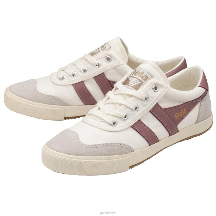 ayakkabı Z2PF493 kadınlar Gola klasik badminton plimsoll spor ayakkabı kırık beyaz/tozlu gül