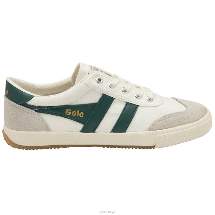 ayakkabı Z2PF494 kadınlar Gola klasik badminton plimsoll spor ayakkabı kırık beyaz/turuncu