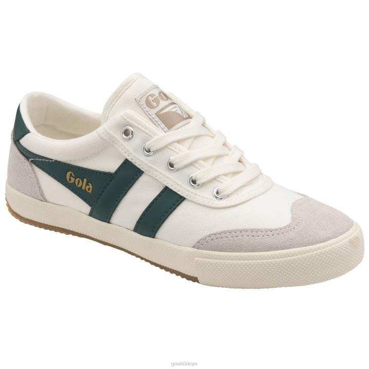 ayakkabı Z2PF494 kadınlar Gola klasik badminton plimsoll spor ayakkabı kırık beyaz/turuncu