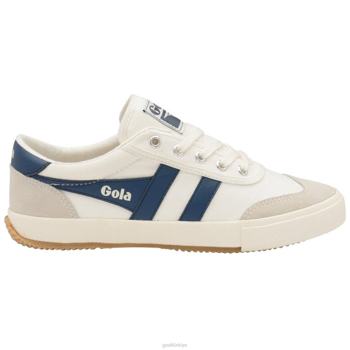 ayakkabı Z2PF511 kadınlar Gola klasik badminton spor ayakkabıları kırık beyaz/baltık