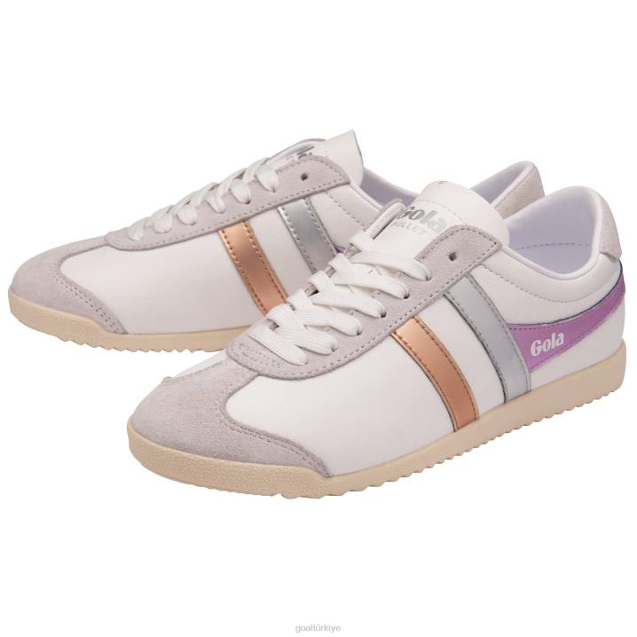 ayakkabı Z2PF565 kadınlar Gola klasik mermi trident spor ayakkabı beyaz/pembe/leylak