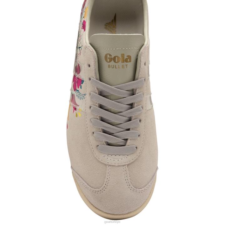 ayakkabı Z2PF566 kadınlar Gola klasik mermi çiçekli spor ayakkabı kırık beyaz/şeffaf/çoklu