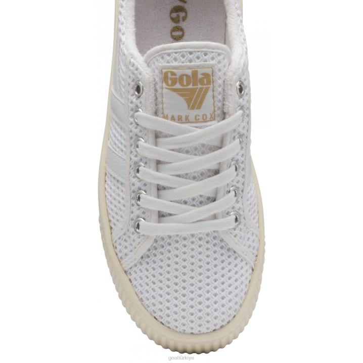 ayakkabı Z2PF678 kadınlar Gola classics baseline mark cox file spor ayakkabı beyaz/eski mavi