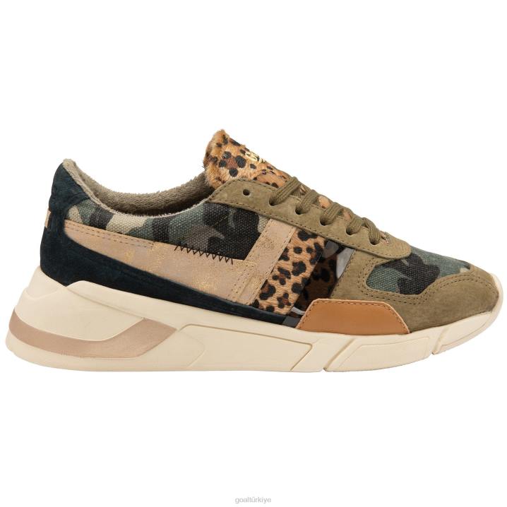 ayakkabı Z2PF383 kadınlar Gola klasik güneş tutulması modu spor ayakkabı kamuflaj/leopar/çoklu