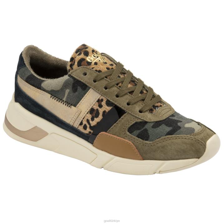 ayakkabı Z2PF383 kadınlar Gola klasik güneş tutulması modu spor ayakkabı kamuflaj/leopar/çoklu
