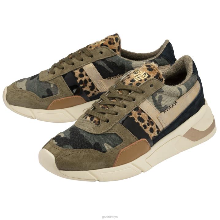 ayakkabı Z2PF383 kadınlar Gola klasik güneş tutulması modu spor ayakkabı kamuflaj/leopar/çoklu