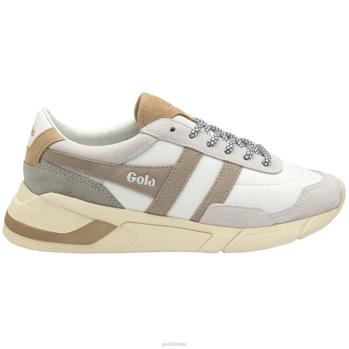 ayakkabı Z2PF403 kadınlar Gola klasik güneş tutulması saf spor ayakkabı beyaz/tüy grisi/yulaf