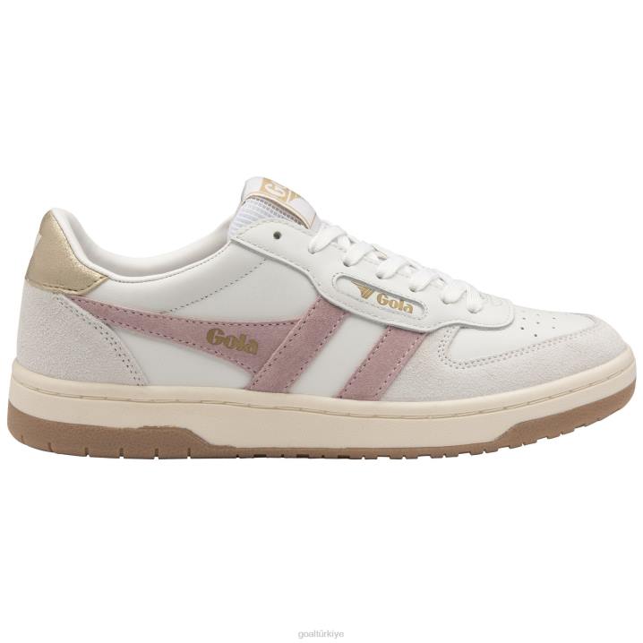 ayakkabı Z2PF664 kadınlar Gola klasik şahin spor ayakkabı beyaz/pastel pembe/altın