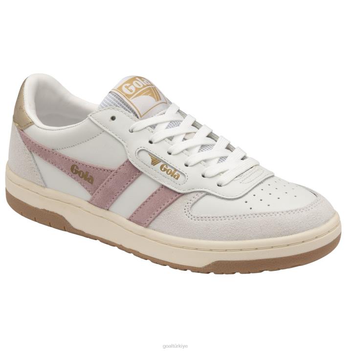 ayakkabı Z2PF664 kadınlar Gola klasik şahin spor ayakkabı beyaz/pastel pembe/altın