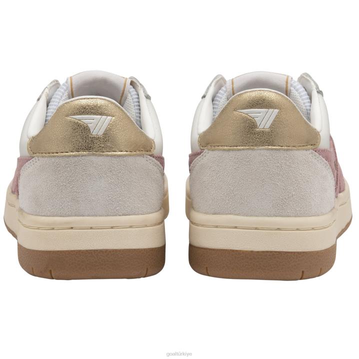 ayakkabı Z2PF664 kadınlar Gola klasik şahin spor ayakkabı beyaz/pastel pembe/altın