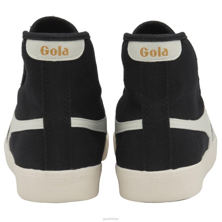 ayakkabı Z2PF309 kadınlar Gola vegan klasikleri tenis mark cox yüksek spor ayakkabı siyah/kırık beyaz