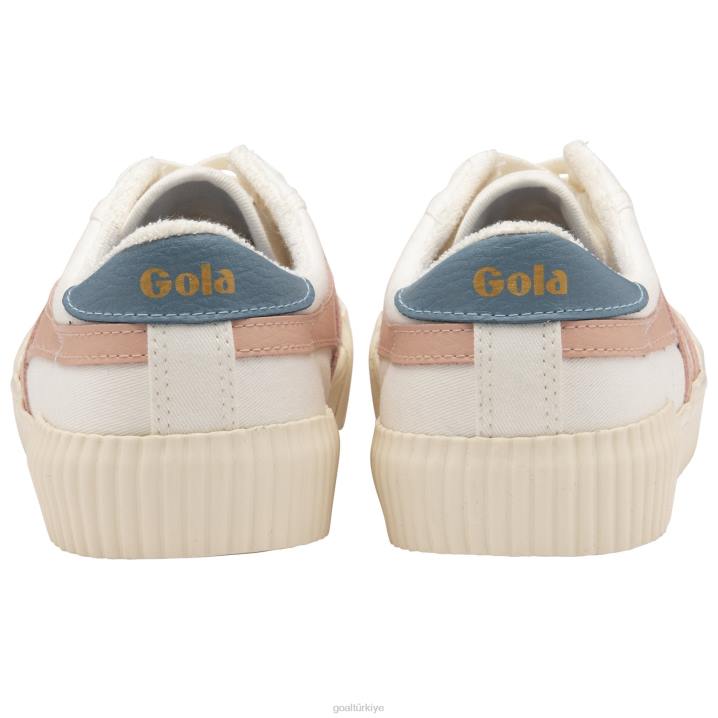 ayakkabı Z2PF428 kadınlar Gola vegan klasikleri ralli plimsoll spor ayakkabı kırık beyaz/inci pembesi/buzdağı