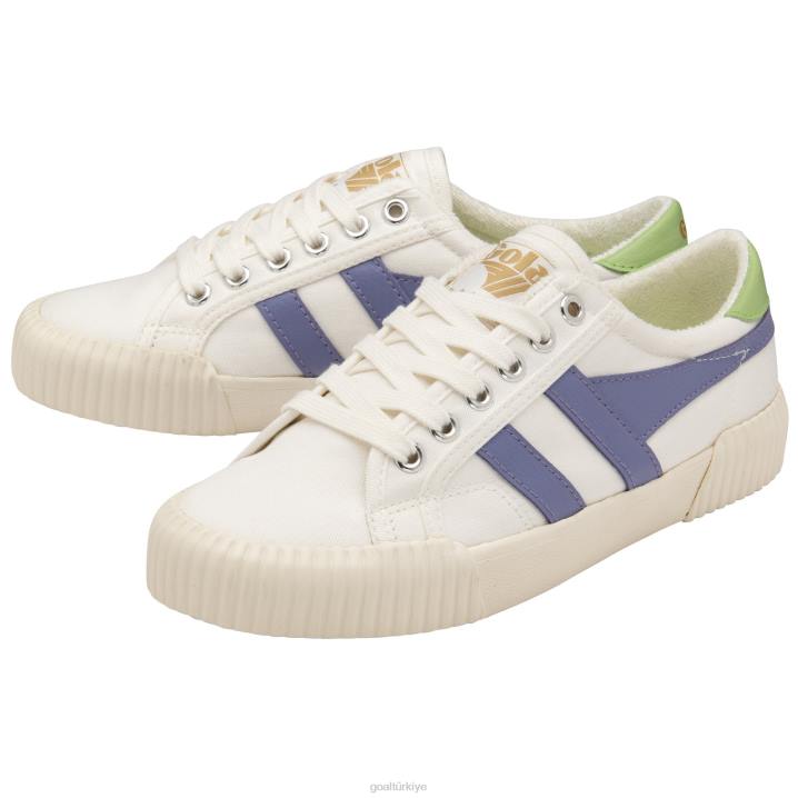 ayakkabı Z2PF429 kadınlar Gola vegan klasikleri ralli plimsoll spor ayakkabı kırık beyaz/lavanta/patina yeşili