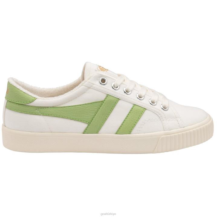 ayakkabı Z2PF430 kadınlar Gola vegan klasikleri tenis mark cox spor ayakkabı 8 kırık beyaz/patina yeşili