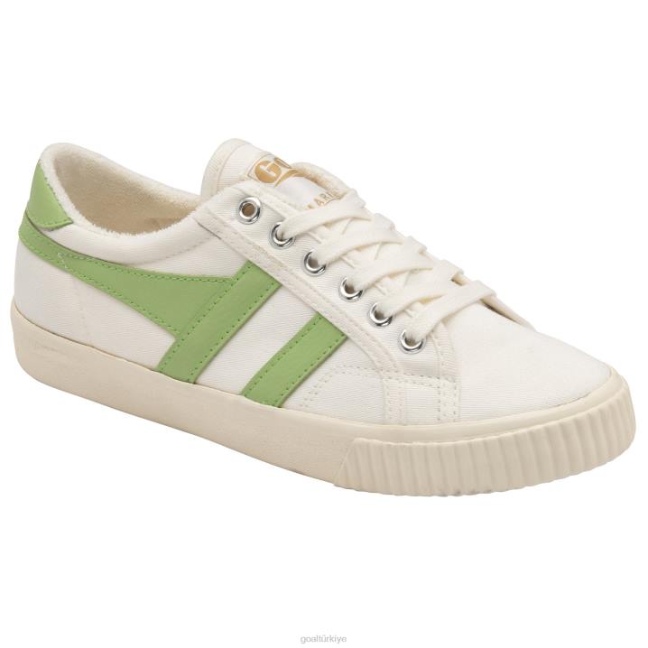 ayakkabı Z2PF430 kadınlar Gola vegan klasikleri tenis mark cox spor ayakkabı 8 kırık beyaz/patina yeşili