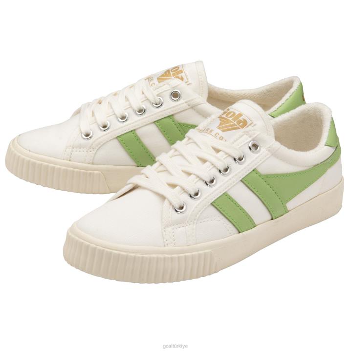 ayakkabı Z2PF430 kadınlar Gola vegan klasikleri tenis mark cox spor ayakkabı 8 kırık beyaz/patina yeşili