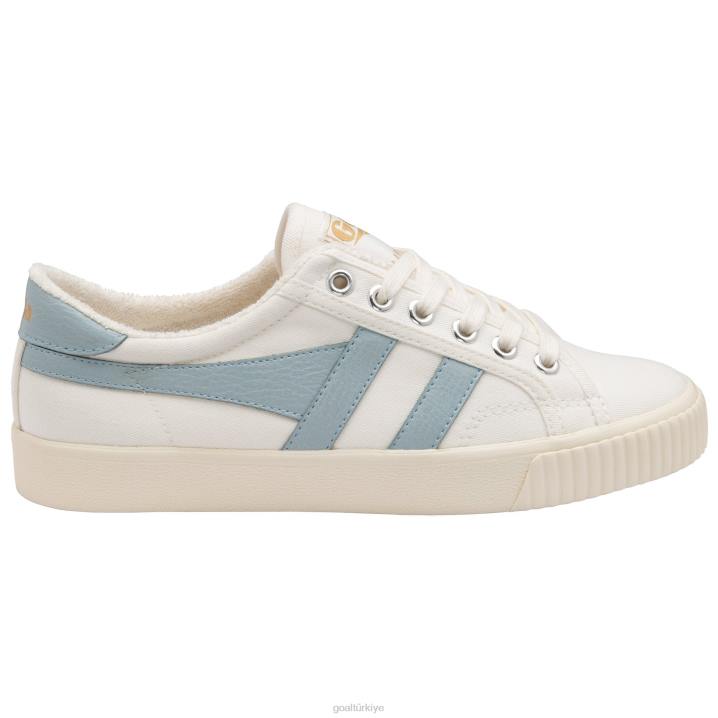 ayakkabı Z2PF431 kadınlar Gola vegan klasikleri tenis mark cox spor ayakkabı 8 kırık beyaz/buz mavisi