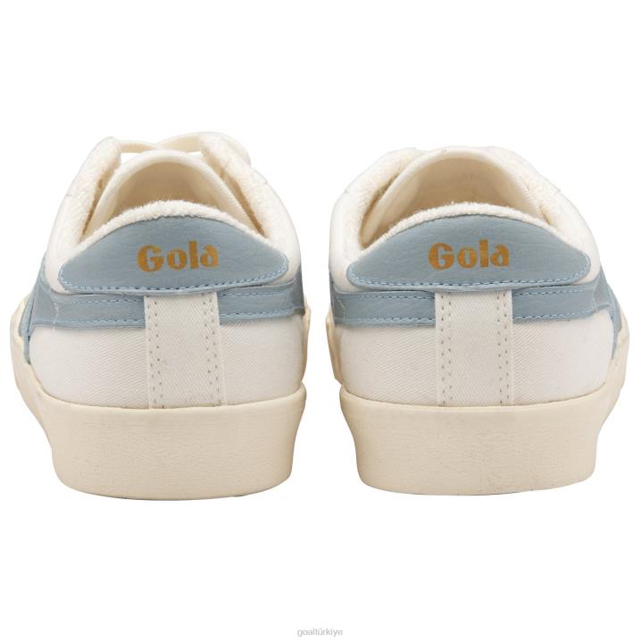 ayakkabı Z2PF431 kadınlar Gola vegan klasikleri tenis mark cox spor ayakkabı 8 kırık beyaz/buz mavisi