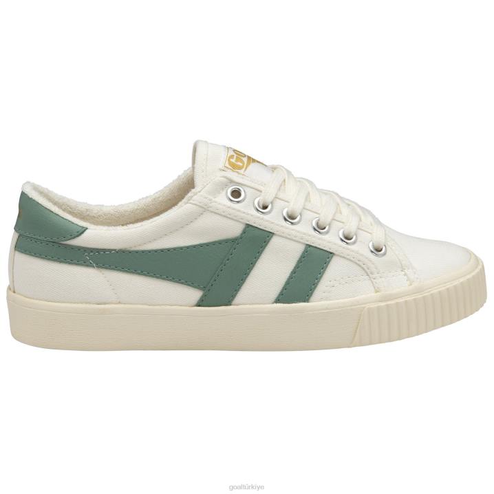 ayakkabı Z2PF446 kadınlar Gola vegan klasikleri tenis mark cox spor ayakkabı 8 kırık beyaz/yeşil sis