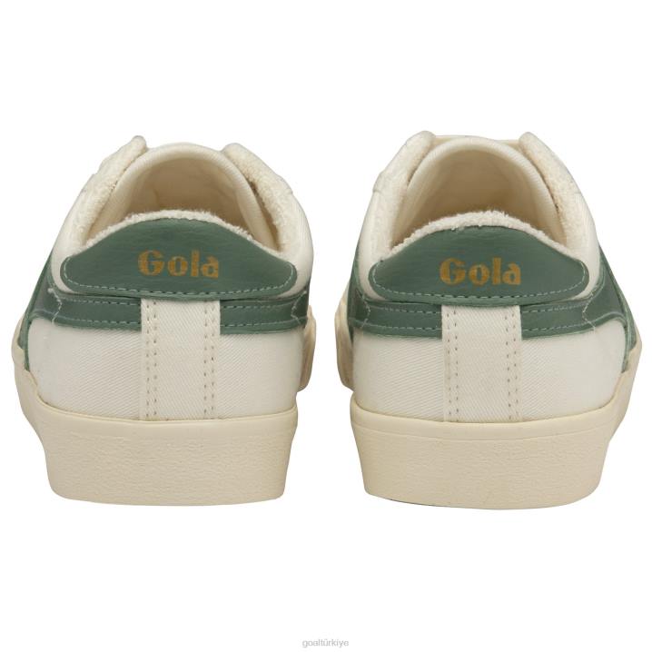 ayakkabı Z2PF446 kadınlar Gola vegan klasikleri tenis mark cox spor ayakkabı 8 kırık beyaz/yeşil sis