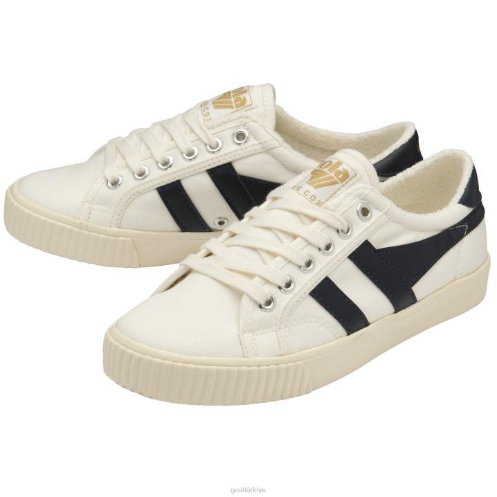 ayakkabı Z2PF447 kadınlar Gola vegan klasikleri tenis mark cox spor ayakkabı 8 kırık beyaz/lacivert