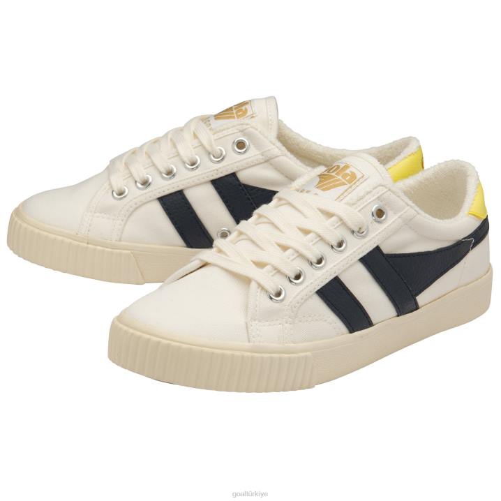 ayakkabı Z2PF460 kadınlar Gola vegan klasikleri tenis mark cox spor ayakkabı 8 kırık beyaz/lacivert/sahne ışığı