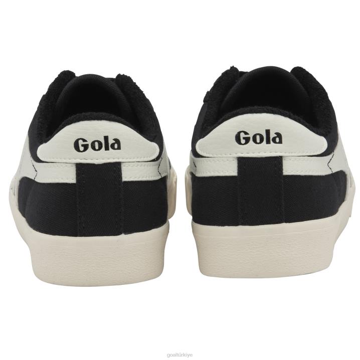 ayakkabı Z2PF461 kadınlar Gola vegan klasikleri tenis mark cox spor ayakkabı 8 siyah/kırık beyaz