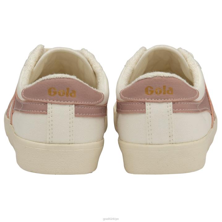 ayakkabı Z2PF496 kadınlar Gola vegan klasikleri tenis mark cox spor ayakkabı 9 kırık beyaz/tebeşir pembesi