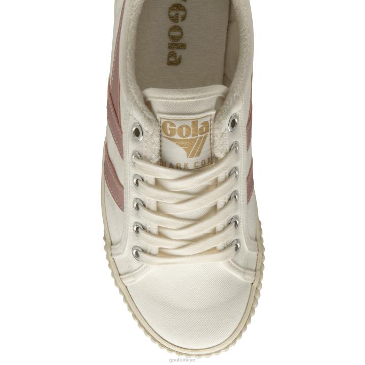 ayakkabı Z2PF496 kadınlar Gola vegan klasikleri tenis mark cox spor ayakkabı 9 kırık beyaz/tebeşir pembesi
