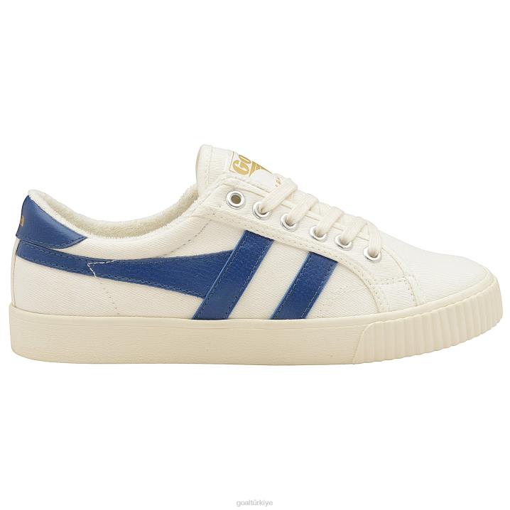 ayakkabı Z2PF505 kadınlar Gola vegan klasikleri tenis mark cox spor ayakkabı 9 kırık beyaz/eski mavi
