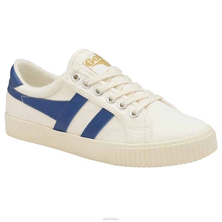 ayakkabı Z2PF505 kadınlar Gola vegan klasikleri tenis mark cox spor ayakkabı 9 kırık beyaz/eski mavi