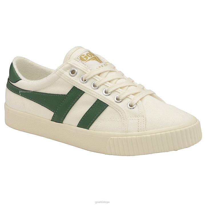 ayakkabı Z2PF506 kadınlar Gola vegan klasikleri tenis mark cox spor ayakkabı 9 kırık beyaz/koyu yeşil