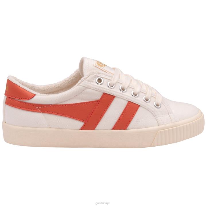 ayakkabı Z2PF509 kadınlar Gola vegan klasikleri tenis mark cox spor ayakkabı 9 kırık beyaz/sıcak mercan