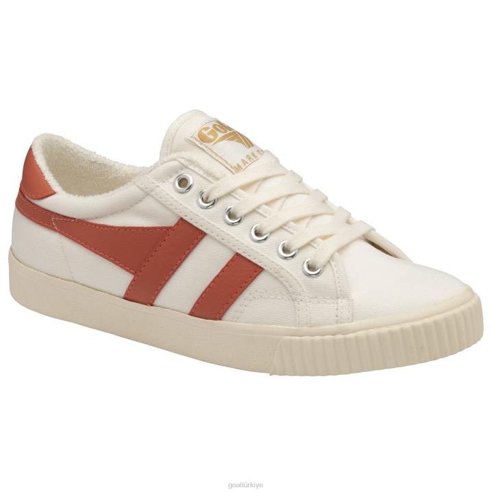ayakkabı Z2PF509 kadınlar Gola vegan klasikleri tenis mark cox spor ayakkabı 9 kırık beyaz/sıcak mercan