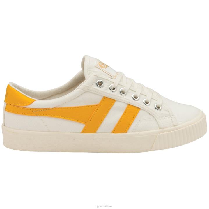 ayakkabı Z2PF514 kadınlar Gola vegan klasikleri tenis mark cox spor ayakkabı 9 kırık beyaz/güneş