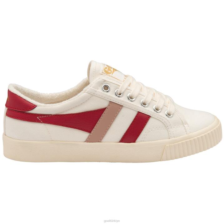 ayakkabı Z2PF518 kadınlar Gola vegan klasikleri tenis mark cox spor ayakkabı 9 kırık beyaz/ahududu/çiçek
