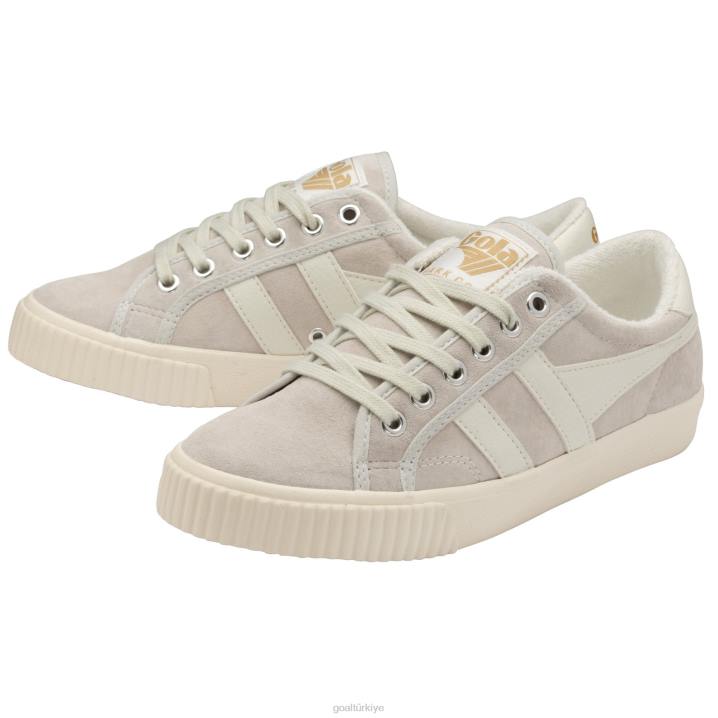 ayakkabı Z2PF676 kadınlar Gola klasik tenis mark cox süet spor ayakkabı Beyaz kapalı